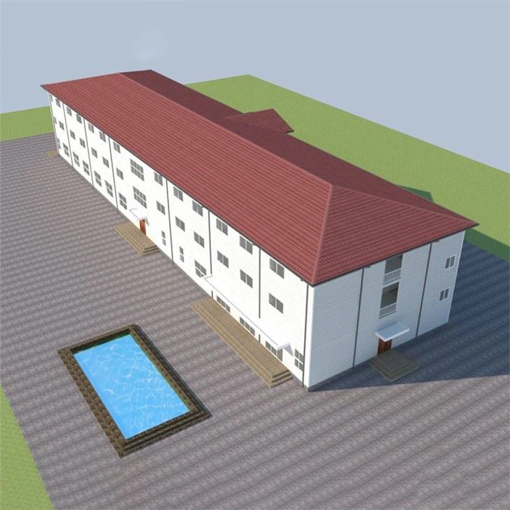 Sandwich Panel  Steel Structure Hotel