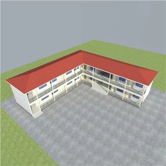 Plizyè Floor Steel Structure School